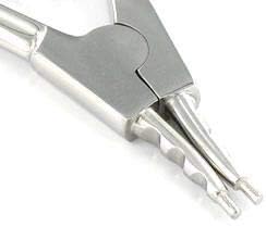 Outward Bend Tip 7" Ring Opening Pliers