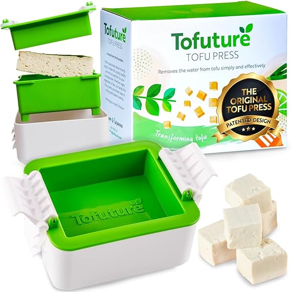 Tofuture Tofu Press - The Original and Best Tofu Press. Easily And Quickly Remove Water from Tofu to Improve the Flavor and give Perfect Texture Everytime