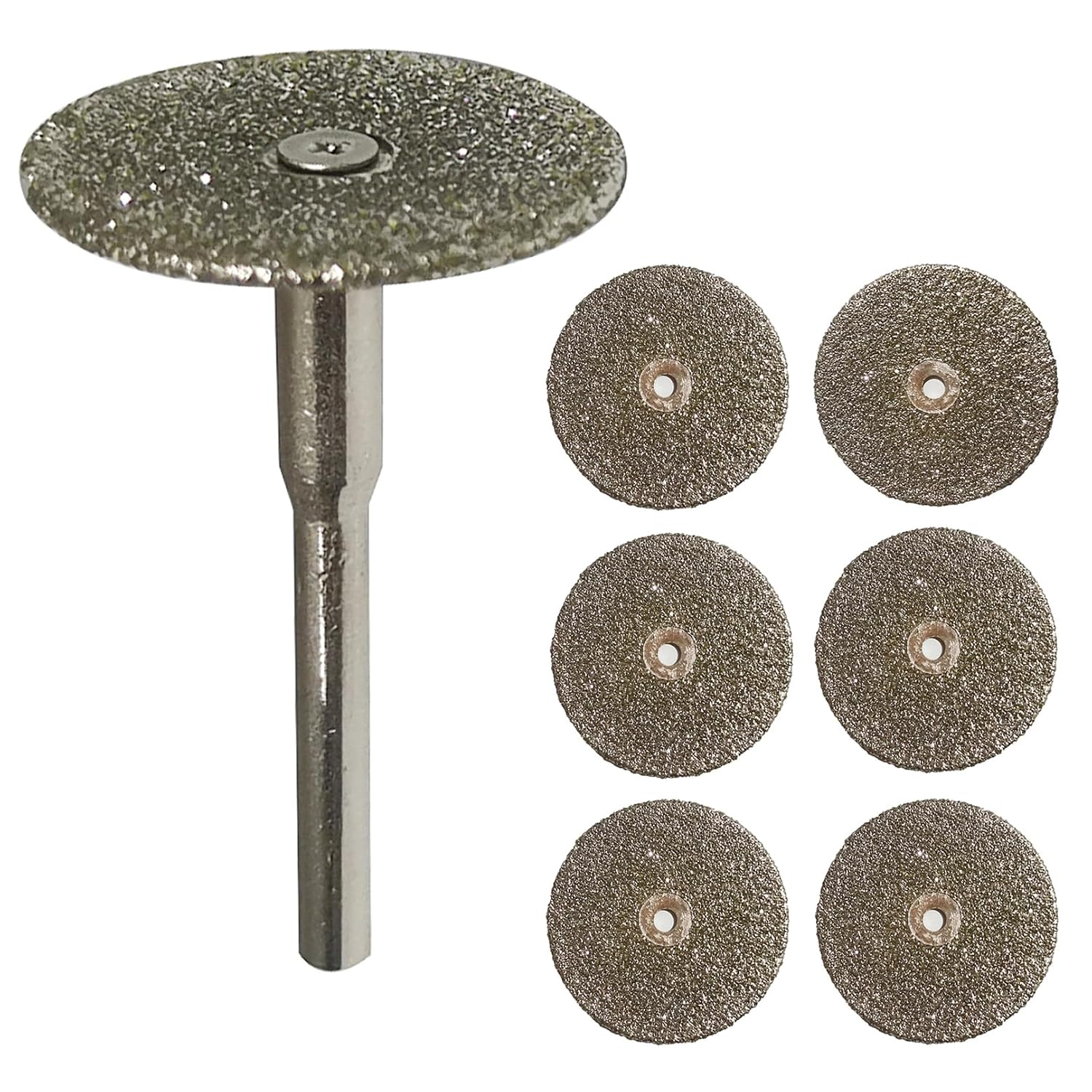 Pet Nail Grooming Sanding Discs for Dremel 7760-PGK - Perfect Match with AT02-PGK and AT01-PGK Nail Guard Attachment 6pcs